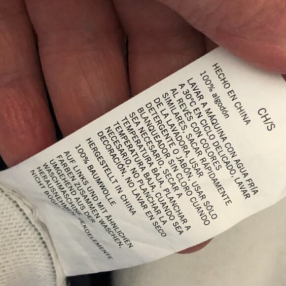 Vtg NAUTICA Varsity Stripe Half Zip Sweater - Picture 6 of 6